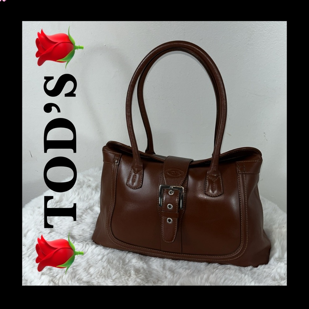 Tod's Rich Brown Leather Handbag